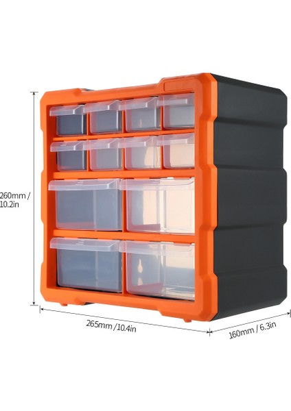 Çekmece Pp+Ps Parçalar Depolama Kutusu Birden Fazla Bölme Yuvası Donanım Kutusu Organizatör Zanaat Dolabı Araçları Bileşenler Konteyner (Yurt Dışından) fırsatları