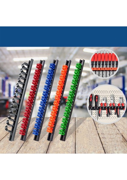 5pcs Tornavida Organizatör Tutucu Duvara Monte Edilmiş Tornavida Anahtarı Pense Rafı Organizatör Alet Donanım Aracı Ekran Askısı (Yurt Dışından) modelleri