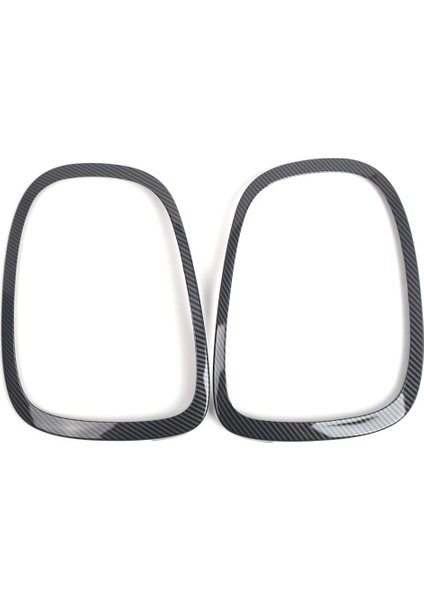 Karbon Fiber Abs Arka Lamba Trim Yüzüğü Arka Lamba Çerçevesi Bmw Mini F55 F56 F57 Için 2014-2021 51712285495 51712285496 (Yurt Dışından)