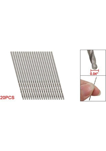 Elektrik Matkabı Için 1mm Mikro Hss Bükülme Sondaj Biti (Yurt Dışından)