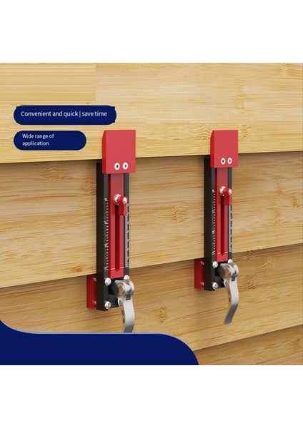 2pc Duvar Paneli Takma Alet Hassas Kertenkele Gösterge Alüminyum Ayarlanabilir Basamaklı Tahta Kurulum Jig Metrik Inç Çift Ölçek (Yurt Dışından) indirimleri