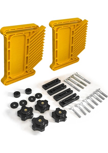 2pcs Tüy Tahtası Ağaç Işleme Tüy Tahtası Seti Yönlendirici Tabloları Testereler T-Yuvaları ile Yardım Alet Kitleri (Yurt Dışından) fiyatları