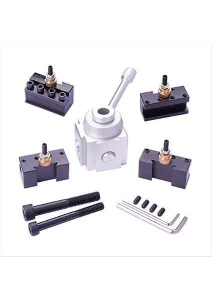 Mini Torna Hızlı Değişim Aracı Tutucu ve Takım Tutucu Çoklu Alet Tutucu Takım Tutucusu 120034 Araç Kiti (Yurt Dışından)