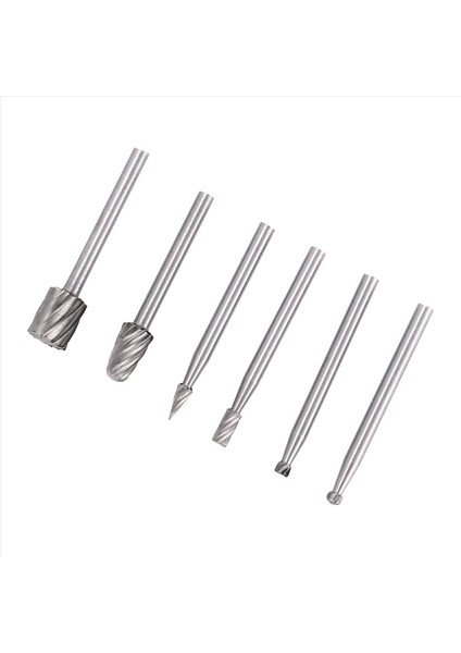 6pcs Hss Döner Çoklu Alet Çapak Yönlendirici Yönlendirici Bit Fabrikası Kesici Eki Dremel Için (Yurt Dışından) fiyatları