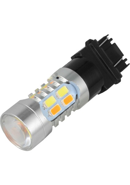 2x Yüksek Güçlü 3157 LED Drl White/amber Switchback Turn Sinyal Park Yeri 20-SMD-5730 Ampuller Çift Renk (Yurt Dışından) indirimleri