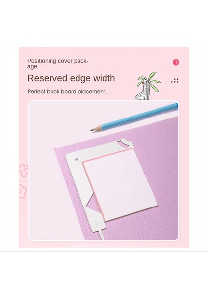 5-1 Arada Kitap Kapak Kılavuzu Paslanmaz Çelik Metal Kitap Yapma Kapak Aracı Scribe Marking Albüm Defteri Gauge Cetvel (Yurt Dışından) fiyatları