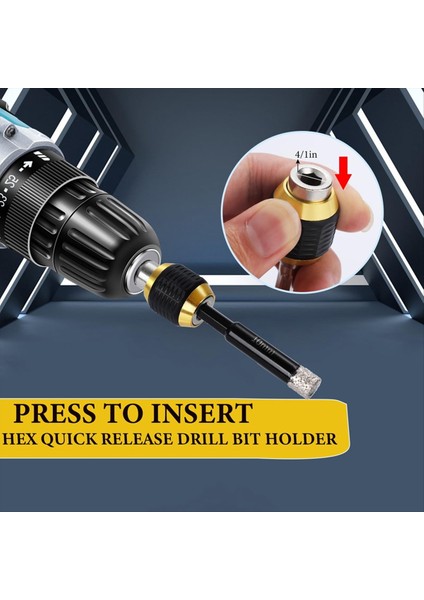 11PCS Seramik Mermer Kiremit Taş Cam Porselen Için Set Sırt Matkap Bitleri Çekirdek Hızlı Kuru Sondaj Için Sabit Malzemeler (Yurt Dışından) fırsatları