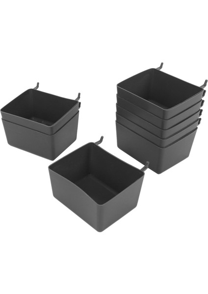 16 Adet Pegboard Kutuları Kit Pegboard Parçaları Depolama Pegboard Aksesuarları Donanım Düzenlemek Için Çalışma Tezgahı Kutuları (Gri) (Yurt Dışından) fiyatları