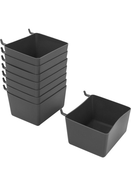 16 Adet Pegboard Kutuları Kit Pegboard Parçaları Depolama Pegboard Aksesuarları Donanım Düzenlemek Için Çalışma Tezgahı Kutuları (Gri) (Yurt Dışından) modelleri