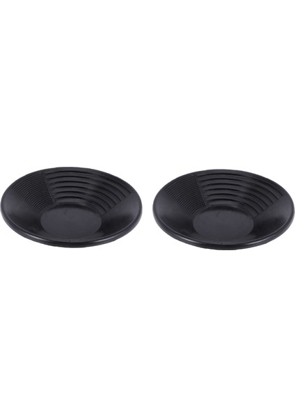 2x Siyah Plastik Altın Tan Havzası Nugget Madencilik Tarama Kum Altın Madenciliği El Kitabı Bıktırma Preezing Ekipmanları (Yurt Dışından)