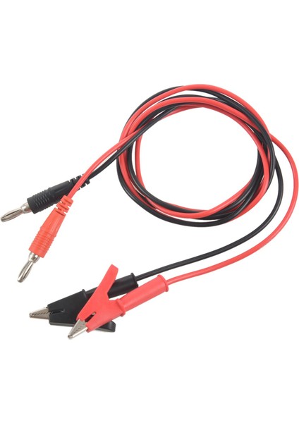 1m Uzunluğunda Timsah Klipsinden Muz Fiş Test Kablosu 2 Çift Multimetre Için (Yurt Dışından) fiyatları