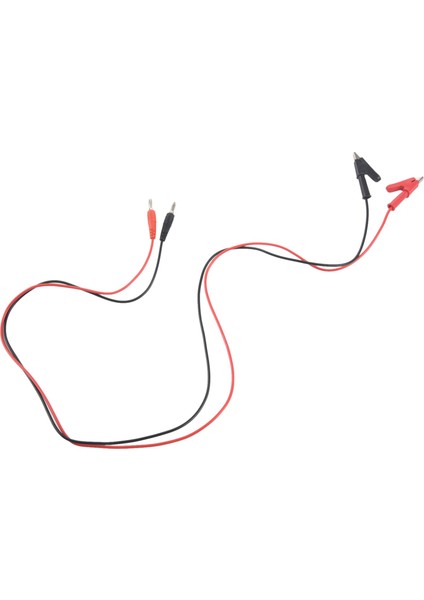 1m Uzunluğunda Timsah Klipsinden Muz Fiş Test Kablosu 2 Çift Multimetre Için (Yurt Dışından) fırsatları