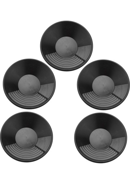 5x Siyah Plastik Altın Tan Havzası Nugget Madencilik Tarama Kum Altın Madencilik El Kitabı Yıkama Altın Ekipman (Yurt Dışından)