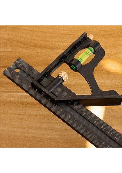 200MM Çok Fonksiyonlu Kombine Kare Cetvel Hareketli 45 Derecelik Sağ Açılı Koltuk Değneği Ölçüm Aracı (Yurt Dışından) indirimleri
