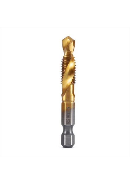 M8X1 25 Hex Shank Tıtanıum Kaplama Hss Vıda Işleme Metrik Tap Mağaza Bikleri Vida Makina Bileşimi Tap Açma Pah Aracı (Yurt Dışından)