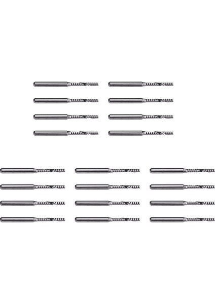 20X 2mm x 15MM Karbür Tek Flüt Sarmal Uç Değirmeni Cnc Yönlendirici Biti (Yurt Dışından)