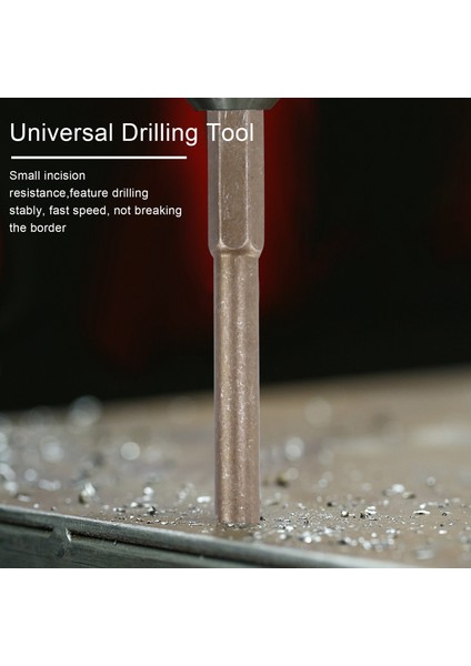 5 Pcs Verimli Evrensel Sondaj Aracı Çok Fonksiyonlu Üçlü Kısaltılmış Çapraz Alaşım Matkap Bit Seti (3/4/5/6/8mm) (Yurt Dışından) fiyatları