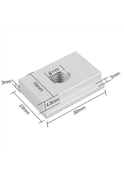 12 Pcs T-Yuva Fındık M6 T Ray Sürgülü Fındık Alüminyum Yuva Fıstığı Palet Sürgülü Fındık Mobilya Yuvası Fındık (Yurt Dışından) fiyatları