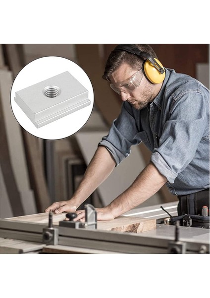 12 Pcs T-Yuva Fındık M6 T Ray Sürgülü Fındık Alüminyum Yuva Fıstığı Palet Sürgülü Fındık Mobilya Yuvası Fındık (Yurt Dışından) fırsatları