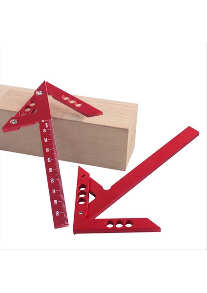 Merkez Bulucu Ahşap Işleme Meydanı 45/90 Derece Dik Açılı Çizgi Göstergesi Merkez Scribe Carpenter Cetvel Ahşap Ölçüm Aracı (Yurt Dışından) fiyatları