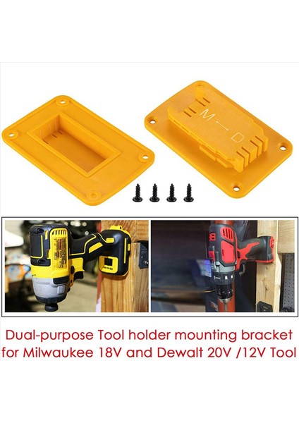 6 Paket Alet Montajı Dewalt 20V 12V Matkap M18 Alet Tutucu Askı Için Uyum (Sarı Çok 6) (Yurt Dışından) indirimleri