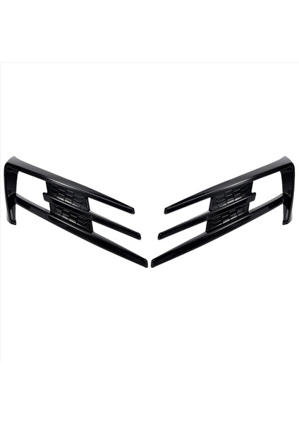 Golf Için 7 Mk7 2014 2015 2016 2017 Ön Tampon Sis Izgarası Sis Lambası Kaş Kapağı Trim Parlak Siyah (Yurt Dışından) fiyatları