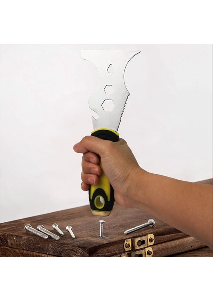 2pcs Boya Sıyırıcı Seti Paslanmaz Çelik Çimento Kürek Ahşap Duvar Kağıdı Için Çekiç Baş Kolu (Yurt Dışından) modelleri