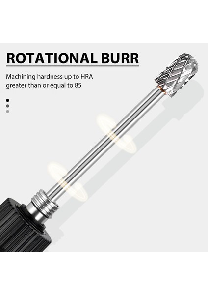 10PC 4 Inç Uzunluğunda Çift Kesilmiş Tungsten Katı Karbür Döner Çapak Seti 1/8 Inç (3mm) Shank Bükülme Matkap Ucu Döner Aletler (Yurt Dışından) indirimleri