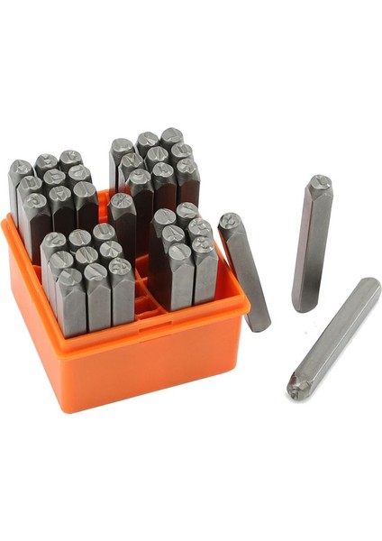 37 Pcs Sayı ve Mektup Metal Pud Seti 6mm (1/4 Inç) Metal Yumruk Damga Kiti Dıy Dıy Sanat ve El Sanatları Malzemeleri (Yurt Dışından)