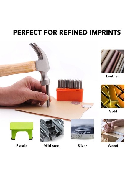 37 Pcs Sayı ve Mektup Metal Pud Seti 6mm (1/4 Inç) Metal Yumruk Damga Kiti Dıy Dıy Sanat ve El Sanatları Malzemeleri (Yurt Dışından) fiyatları