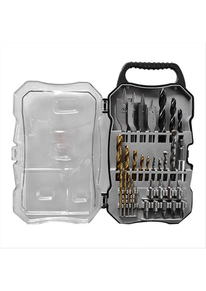 31PC Matkap Bit Meclis Carpenter&#39 In Ev Delme Aracı Twist Matkap Düz Matkap Yapım Matkap Tornavida (Yurt Dışından) indirimleri