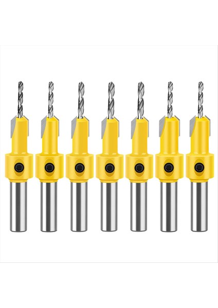 Ağaç Işleme Konuşma Matkap Koni Deliği Matkap Alaşım Kafaları Vidalı Adım Ahşap Kendi Kendine Tapma Vidası Takma Merdiveni (Yurt Dışından)