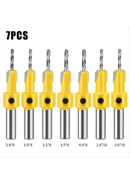 Ağaç Işleme Konuşma Matkap Koni Deliği Matkap Alaşım Kafaları Vidalı Adım Ahşap Kendi Kendine Tapma Vidası Takma Merdiveni (Yurt Dışından) fiyatları