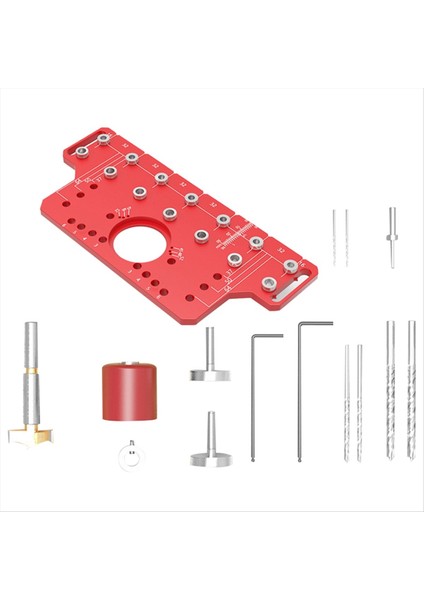 2in1 Kapı Kolu Raf Pimi Sondaj Kılavuzu Jig Ahşap Işleme Menteşe Delme Konumlandırıcı Menteşeli Dolap Kapı Deliği Yumruk Jig B (Yurt Dışından) modelleri