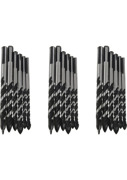 18 Adet Seramik Karo Matkap Bitleri Cam Için Ayarlanmış Duvar Matkap Bitleri 6 6 8 8 10 12MM Boyutunda Ahşap Tungsten Karbür Ucu (Yurt Dışından)