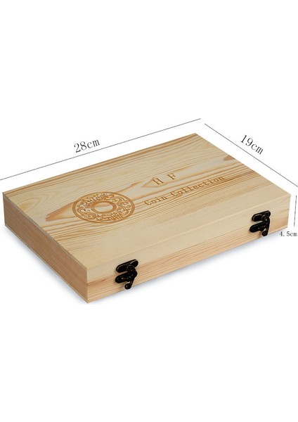 Ahşap Paralar Depolama Kutusu KASASI+100 Izgara Yuvarlak Levha Premium Çam Ahşapla El Işi Olan Sertifikalı Madeni Para Için Dayanıklı ve Uzun Ömür Nem Korumalı (Yurt Dışından) modelleri