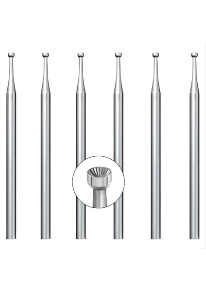 6 Adet 1 6mm Yuvarlak Fincan Çapak - 3/32 Inç Şey (Yurt Dışından)