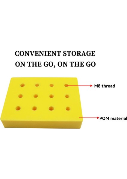 Üst M8 Dişli Koltuk Kutusu Kolet Organizatör Araç Onarım Kalemi Pom Kutu Yerleştirme Kolet Organizatör Aracı 12 Delik (Yurt Dışından) indirimleri