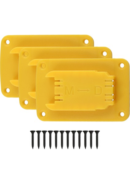 3 Paket Alet Dewalt 20V 12V Matkap M18 Alet Tutucu Askı Için Uyum (Sarı Lot 3) (Yurt Dışından)