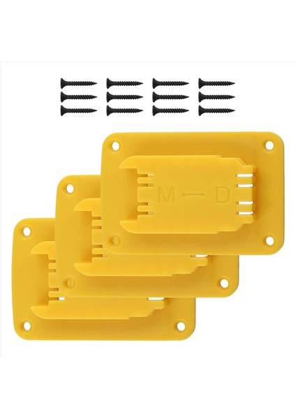 3 Paket Alet Dewalt 20V 12V Matkap M18 Alet Tutucu Askı Için Uyum (Sarı Lot 3) (Yurt Dışından) modelleri