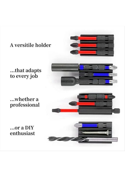 3pcs Darbe Için Yapışkanlı Manyetik Bit Tutucu Tornavida Bitleri Için Matkaplar Tatbikat Matkap Güç Aleti Parçaları (Yurt Dışından) modelleri