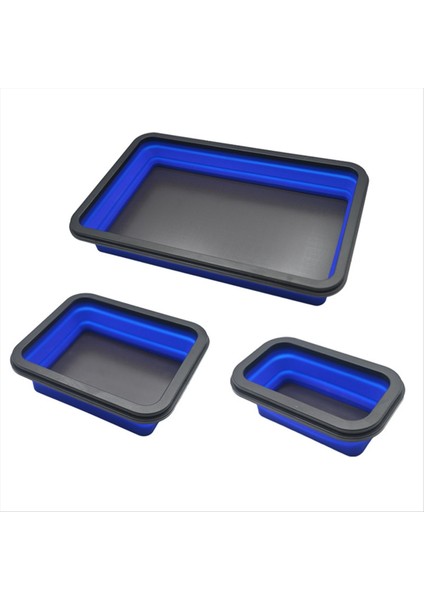 Katlanabilir Manyetik Vida Tepsisi Silikon Araç Parçaları Depolama Organizatör Kutusu Ahşap Tesisatçı Alet Parçaları Organizatör Tepsisi (Yurt Dışından)