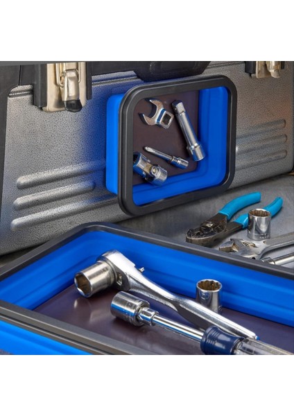 Katlanabilir Manyetik Vida Tepsisi Silikon Araç Parçaları Depolama Organizatör Kutusu Ahşap Tesisatçı Alet Parçaları Organizatör Tepsisi (Yurt Dışından) indirimleri