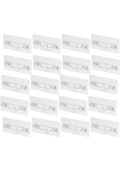 20PCS Punch Free Raf Destek Talavları Yok Matkap Yapıştırıcı Raf Braketi Kabine Rafları Raf Klipsleri Için Temiz Raf Pimleri (Yurt Dışından)