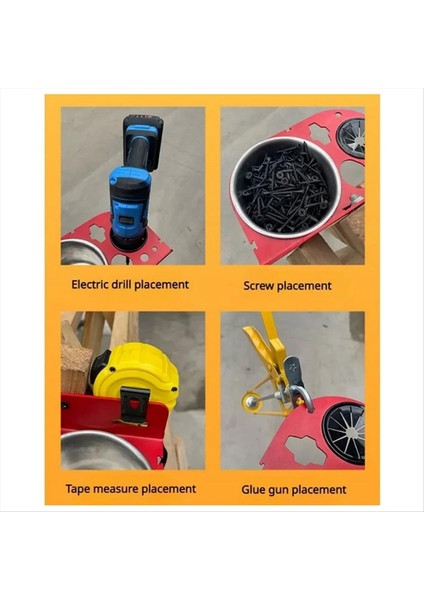 Herringnone Merdiven Aracı Organizasyon Raf El Alet Depolama Rafı Çoklu Aletler Ev Inşaatı Için Raf Toplama (Yurt Dışından) modelleri