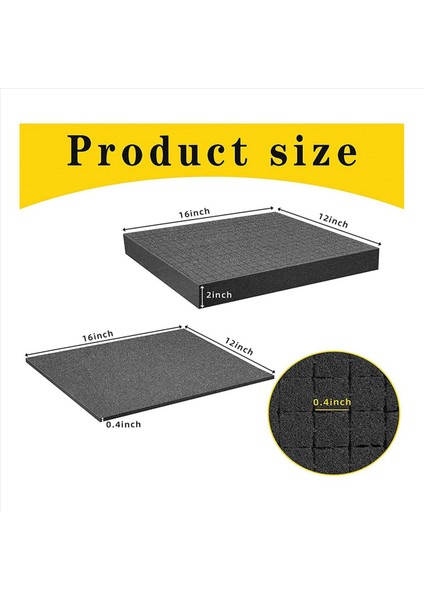 Izgara Köpük Küp Kuaması 4 Parça 400X300X50MM/4 Adet 400X300X10MM Takım Kutusu Kamera Kılıfı Köpük Kılıf Ekleme Araç (Yurt Dışından) fırsatları