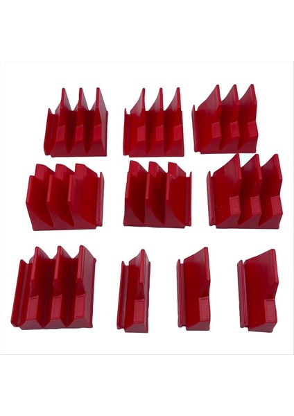 Tool Secner Depolama Organizasyonu 10 Manyetik Anahtar Depolama Tutucu Seti Anahtar Depolama Braketi (Yurt Dışından)