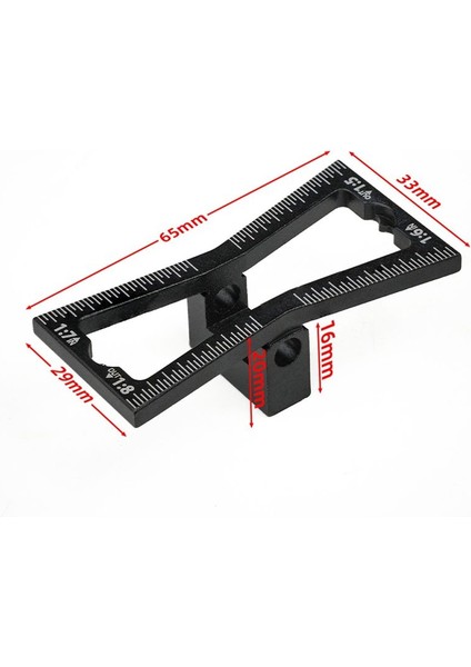 Dovetail Marker Alüminyum Alaşım Ağaç Işleme Dovetail Işaretleme Şablon Aracı Küçük Dıy Ahşap Araçları (Yurt Dışından) fırsatları