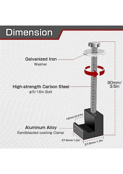 10 Paket Yok Matkap Yok Evrensel Kamyon Araç Kutusu Montaj Kiti Alüminyum Alaşım Araç Kutusu Kablosu Kravat J Hook&#39 U Sağlam Bir Şekilde Köprüler (Yurt Dışından) fiyatları
