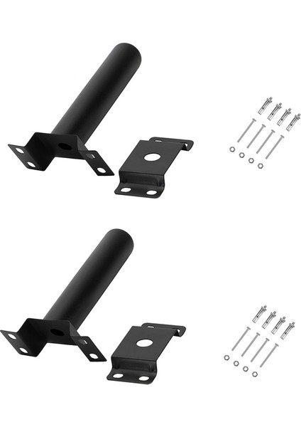 2pcs Montaj Braketleri Dış Işık Armatürleri Için Uzatma Kolu Güneş Sokak Işıkları Için 9 5in Işık Fikstür Braket Kutbu (Yurt Dışından)